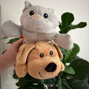 Melissa Doug Pet Vet Plush Dog Cat Set Replacement Vet Play Toys